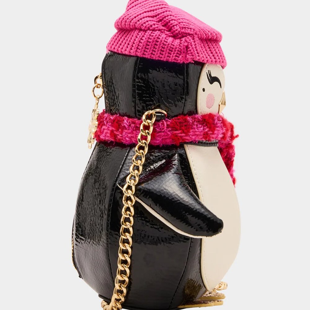Betsey Johnson Kitsch Break The Ice Multi Crossbody Bag Penguine NWT - Picture 5 of 16
